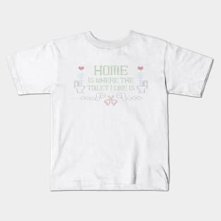 Home is Where the Toilet I Like Is Kids T-Shirt